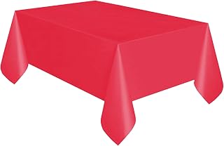 Plastic Tablecover Red,Unique Industries,In,5094