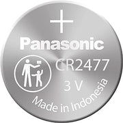 Panasonic Battery CR2477 Lithium 3V (1 Battery Per Pack)