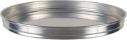 Winco 14" x 1.5" Aluminum Pizza Pan, Silver