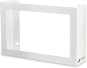 San Jamar G0804 White Enamel Disposable Glove Dispenser, Three-Box, 18w x 3 3/4d x 10h