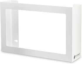 San Jamar G0804 White Enamel Disposable Glove Dispenser, Three-Box, 18w x 3 3/4d x 10h