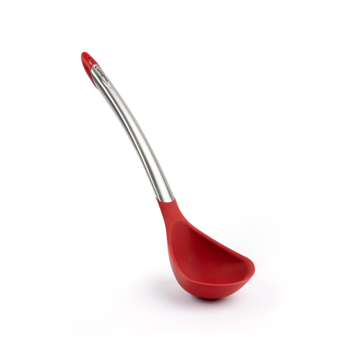Silicone Ladle by Cuisipro – 12.25", 2.5 ounces, Silicone, Red, Model 7112501