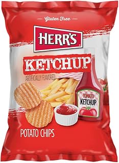 Potato Chips 2.5 Oz (Herr's Ketchup Potato Chips, 2.50 OZ, 2.75 Oz pack of 6)