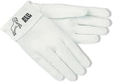 MCR Safety 4912 Red Ram Leather Welding Gloves, White, XX-Large, 1-Pair