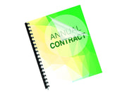Binding Presentation Covers by Fellowes – 25 Pack, Plastic, Clear, Model 52043