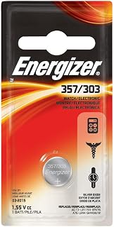 Energizer 357/303 Battery, 6 Count (Pack of 1)