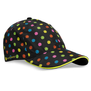 Perfomance Pickleball Cap Hat by Headsweats – One Size, Polyester, Black/Neon Pickleball