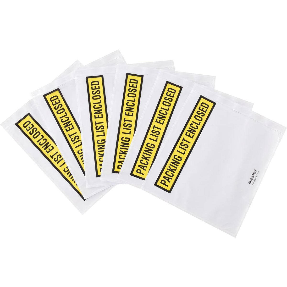 Panel Face Envelopes by Global Industrial – One Size, Plastic, Clear, Model FD-1C-9046