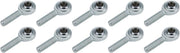 0.37 in. Standard Series Steel LH Male Rod End, 10PK