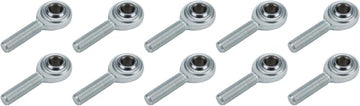 0.37 in. Standard Series Steel LH Male Rod End, 10PK