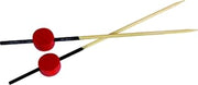 PacknWood 209BBATAMI -Bamboo Picks red Bead Black end- Disposable red Bamboo pic - Bamboo red Bead Party skewers- red Bead Biodegradable Pick - Cocktail Pick- (3.15") - case of 2000
