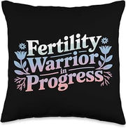 IVF in Vitro Fertilization Transfer Day Fertility Pregnancy Throw Pillow
