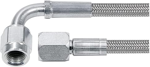Allstar Performance 36in #4 Line -4 Str/-4 90 Deg Tube Style 5pk