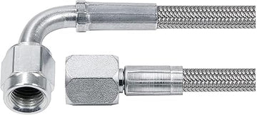 Allstar Performance 36in #4 Line -4 Str/-4 90 Deg Tube Style 5pk