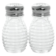 Beehive Collection Glass 2 Oz Salt/Pepper Shakers by Tablecraft – 2.0 ounces, Glass, Clear, Pack of 12, Model BH2