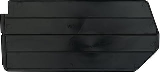 Akro-Mils 40245 Plastic Length Dividers for AkroBins Stackable Storage Bins Models 30240, 30245, Custom Storage Inserts for Tools, Crafts & Supplies, 6-Pack, Black