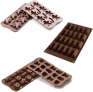 Silikomart CHOCO WINTER SET - MR GINGER, CHOCO GIANDUIA - EASY CHOC SILICONE MOLDS