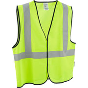Hi-Vis Class 2 Safety Vest by Global Industrial – Large-X-Large, Polyester, Lime, Model 641638LL