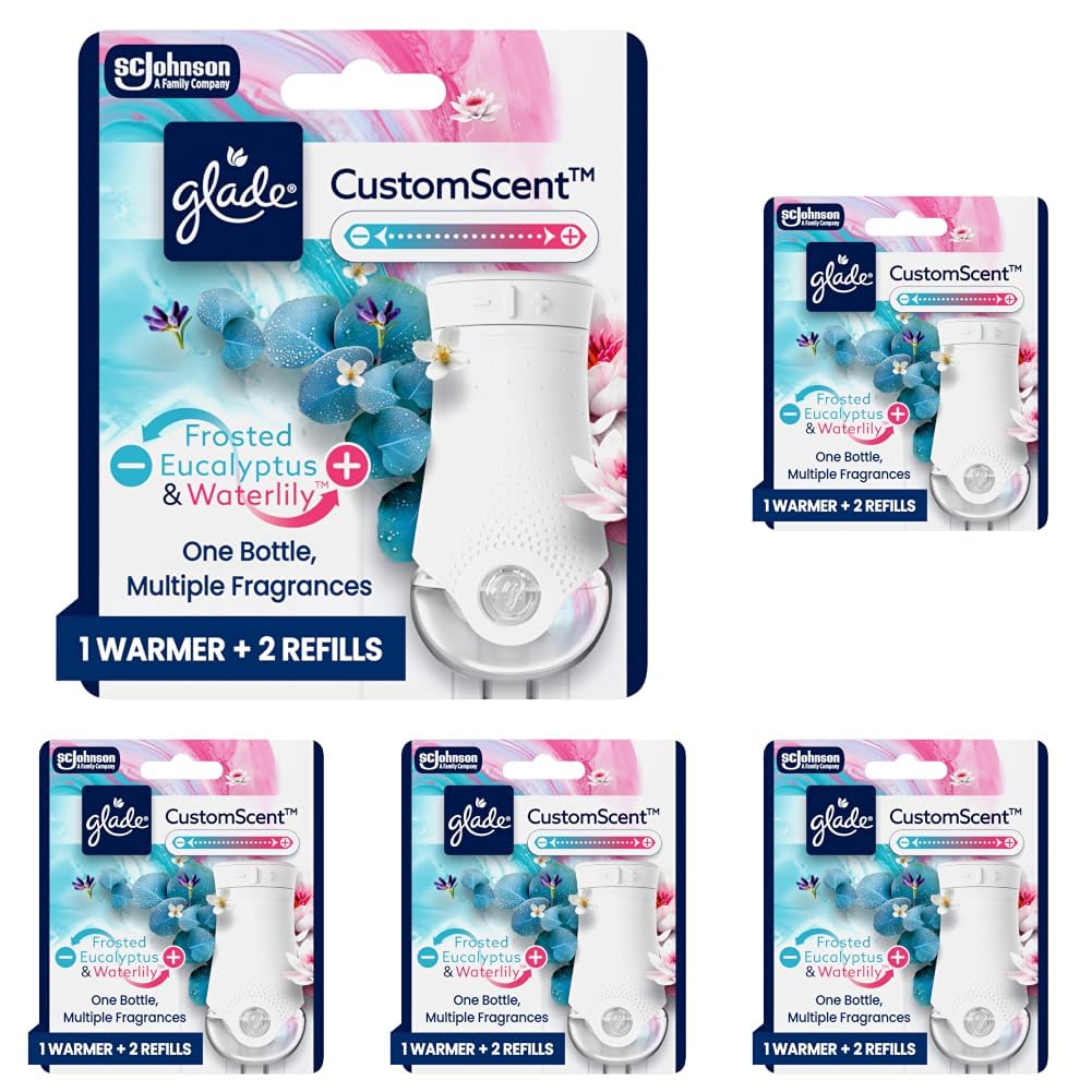 Glade Eucalyptus & Waterlily / 1.34 Fl Oz (Pack of 5) / 초록색. Electric