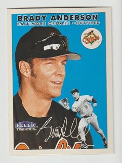 Baseball MLB 2000 Fleer Tradition #72 Brady Anderson NM Orioles