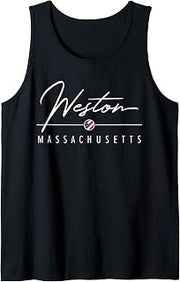 Weston Massachusetts (MA) Tank Top