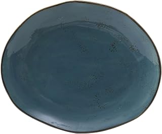 Tuxton Artisan Geode Azure Platter 13-1/4"