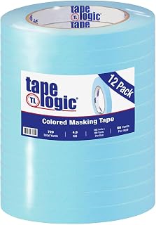 1/2" x 60 yds. Light Blue (12 Pack) Tape Logic Masking Tape