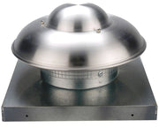Axial Exhaust Fan by Continental Fan – 19"L x 19"W x 11.8"H, Aluminum Blades w/ Steel Guards, Silver, Model RMD-10-11
