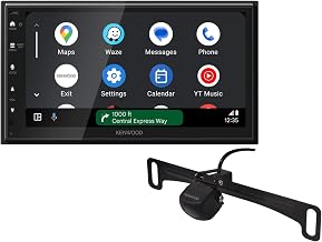 DMX50S 6.8" Capacitive Touchscreen Digital Multimedia Receiver | Plus KENWOOD CMOS-230LP Universal Backup Camera