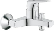 GROHE 23756000 BauFlow Wannenbatterie, Wandmontage mit Umstellung