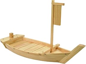 Thunder Group 30"/ 76 cm wood serving boat, comes in each