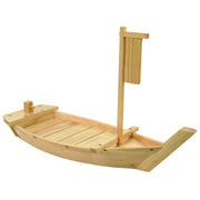 35 1/2"/ 90 cm wood serving boat by Thunder Group – Wood, Natural Wood, Model WOBOAT90