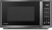 TOSHIBA Countertop Microwave Oven, 0.9 Cu.Ft, 900W, Black Stainless Steel | 6 Auto Menus, Mute Function, Child Lock, 10.6 Inch Removable Turntable, for Dorm