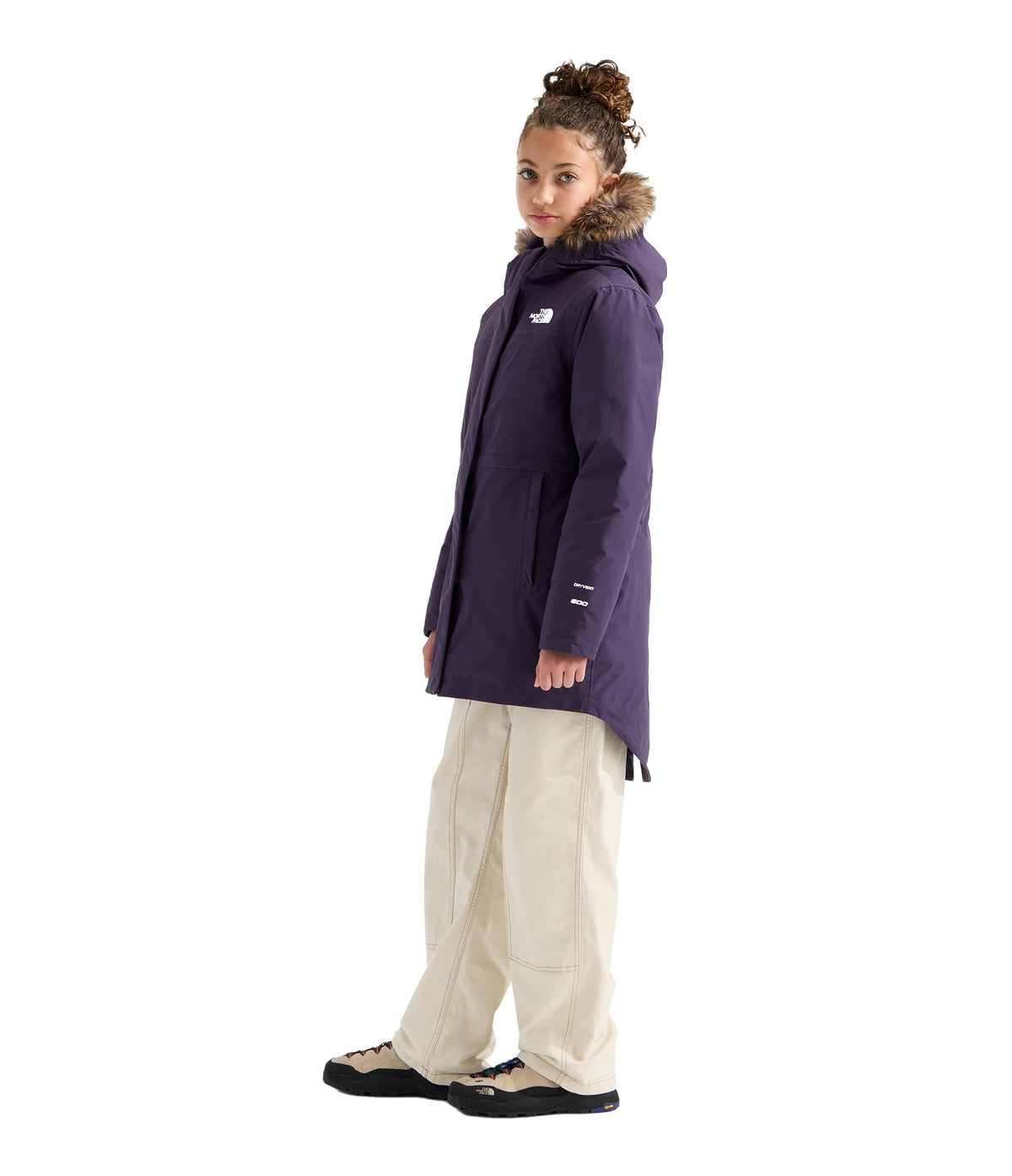 Girls' Arctic Parka by The North Face – Nylon, Endless Dusk, Model NF0A8A30