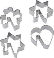 Westmark Set Cookie Cutters Cup 4Pcs, A, Stainless Steel