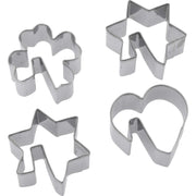 Set Cookie Cutters Cup 4Pcs by Westmark – A, Stainless Steel, Pack of 4, Model 31962260