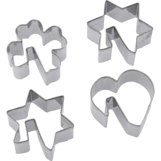 Set Cookie Cutters Cup 4Pcs by Westmark – A, Stainless Steel, Pack of 4, Model 31962260