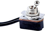 Gardner Bender GSW-125 Electrical Toggle Switch, SPST, ON-OFF, 6 A/125V AC, 6 inch Wire Terminal