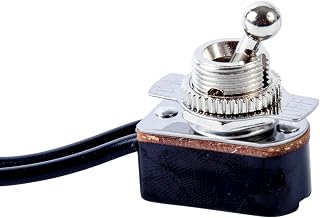 Gardner Bender GSW-125 Electrical Toggle Switch, SPST, ON-OFF, 6 A/125V AC, 6 inch Wire Terminal