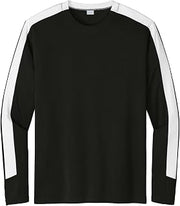 SPORT-TEK Competitor United Long Sleeve Crew | Gym T-Shirt for Men & Women, Fashion Workout Top, Casual Athletic Clothing