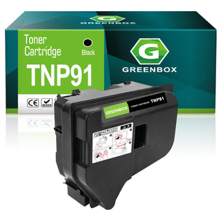 TNP91 ACTD030 Toner Cartridge for Bizhub 4050i 4750i by GREENBOX – Black Cyan Yellow Magenta, Black