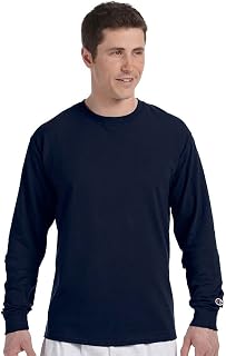 Champion Men's Long Sleeve Crew Neck Tagless T-Shirt