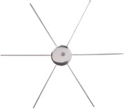 Winco 6 Cut (Pack of 12) / Aluminum / 1 Cake, Pie & Pastry Servers