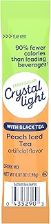 Crystal Light Drink Mix, Peach Iced Tea Artificial Flavor, 0.07 oz