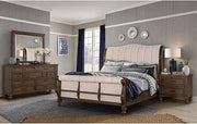 Marina Cherry Brown 4-Piece Bedroom Set, Queen