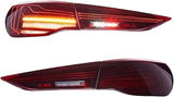Taillight Assembly LED Dynamic Tail Light Compatible with 2020 2021 2022-2023 BMW 4 Series G22 G23 G26 G82 M4 CSL brake light，backup light