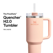 Flowstate Tumbler by by STANLEY – 40 Ounces, Stainless Steel, Orange Cream, Model 10-10825-423
