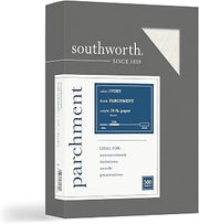 Southworth 984C Parchment Specialty Paper Ivory 24 lb. 8 1/2 x 11 500/Box (SOU984C)