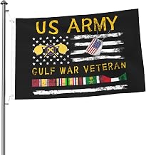 US Chemical Corps Gulf War Veteran Durable 2x3FT Double-Sided Flags - Perfect for Outdoor Decoration