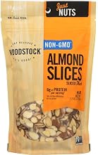 Woodstock Farms All Natural Thick Raw Almond Slice, 7.5 Ounce - 8 per case.